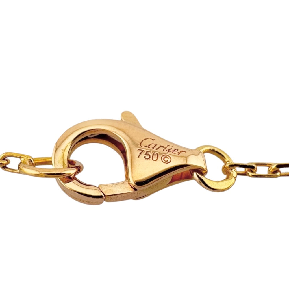 Cartier Cartier Double C Necklace 18 Gold K18 Pink Gold Diamond