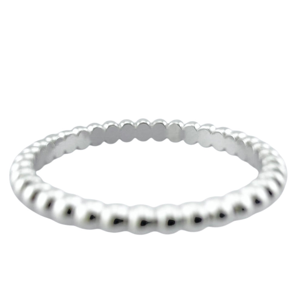 ヴァンクリ　ペルレ　リング　ホワイトゴールド　51 ヴァン クリーフ&アーペル ペルレクローバー リング #51