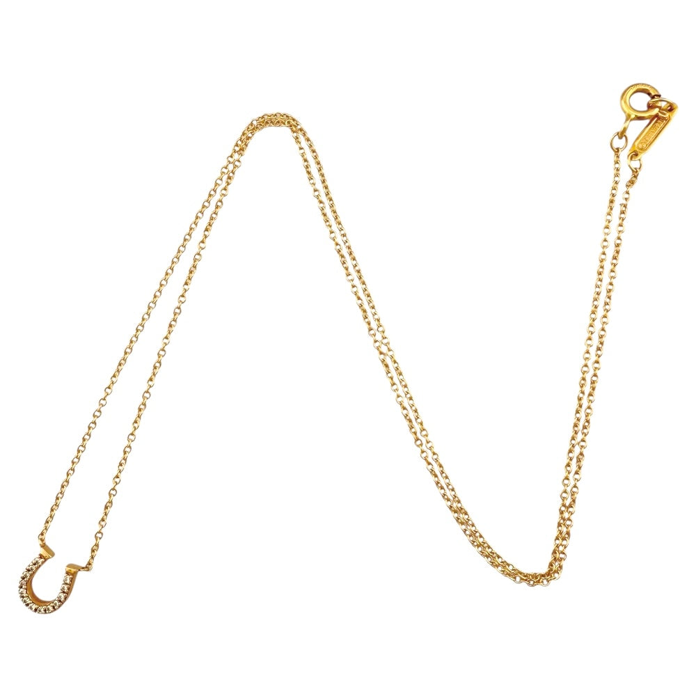 TIFFANY&Co. ティファニー メトロホースシュー ネックレス 18金 K18