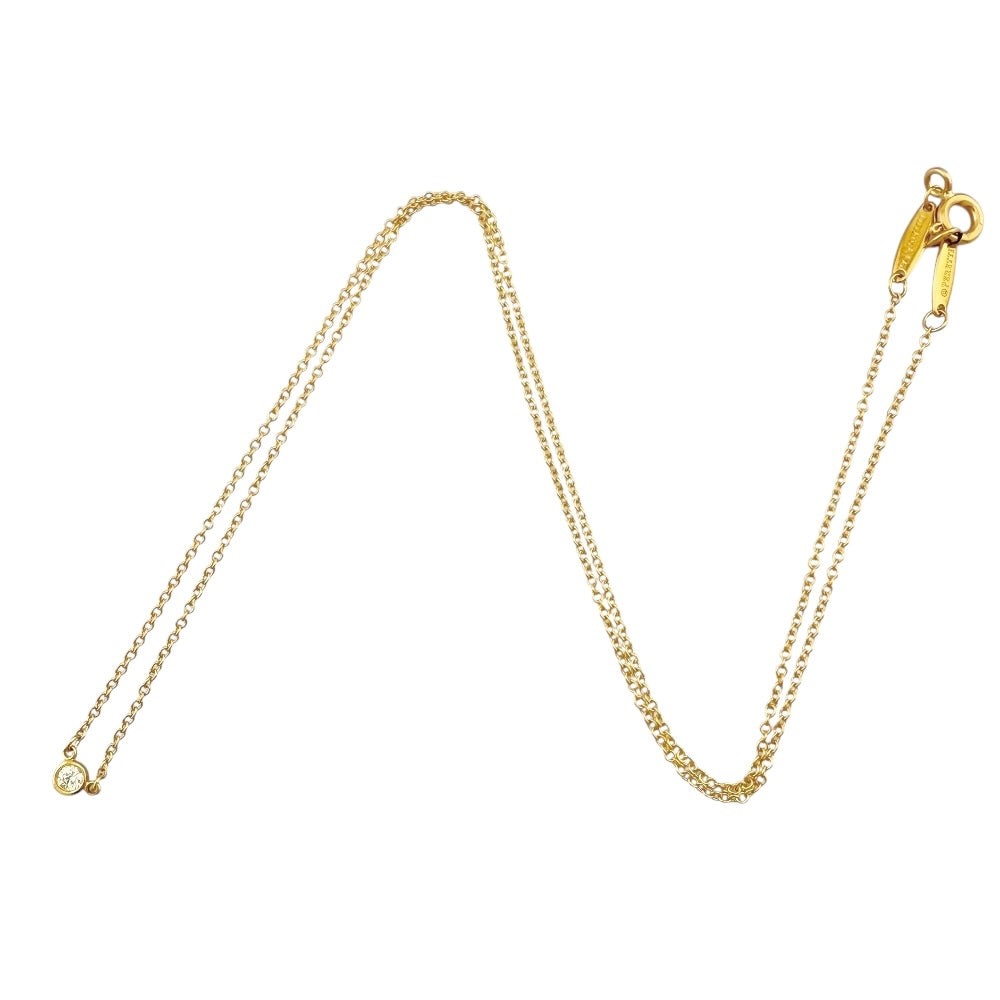 TIFFANY&Co. ティファニー バイザヤード 約0.05ct ネックレス 18