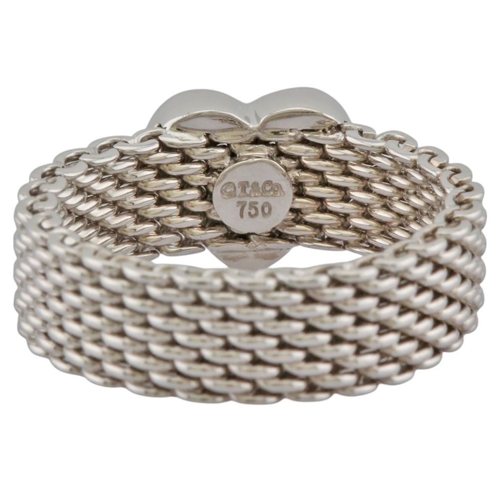 TIFFANY&Co. ティファニー サマセットハート リング 指輪 14号 18金