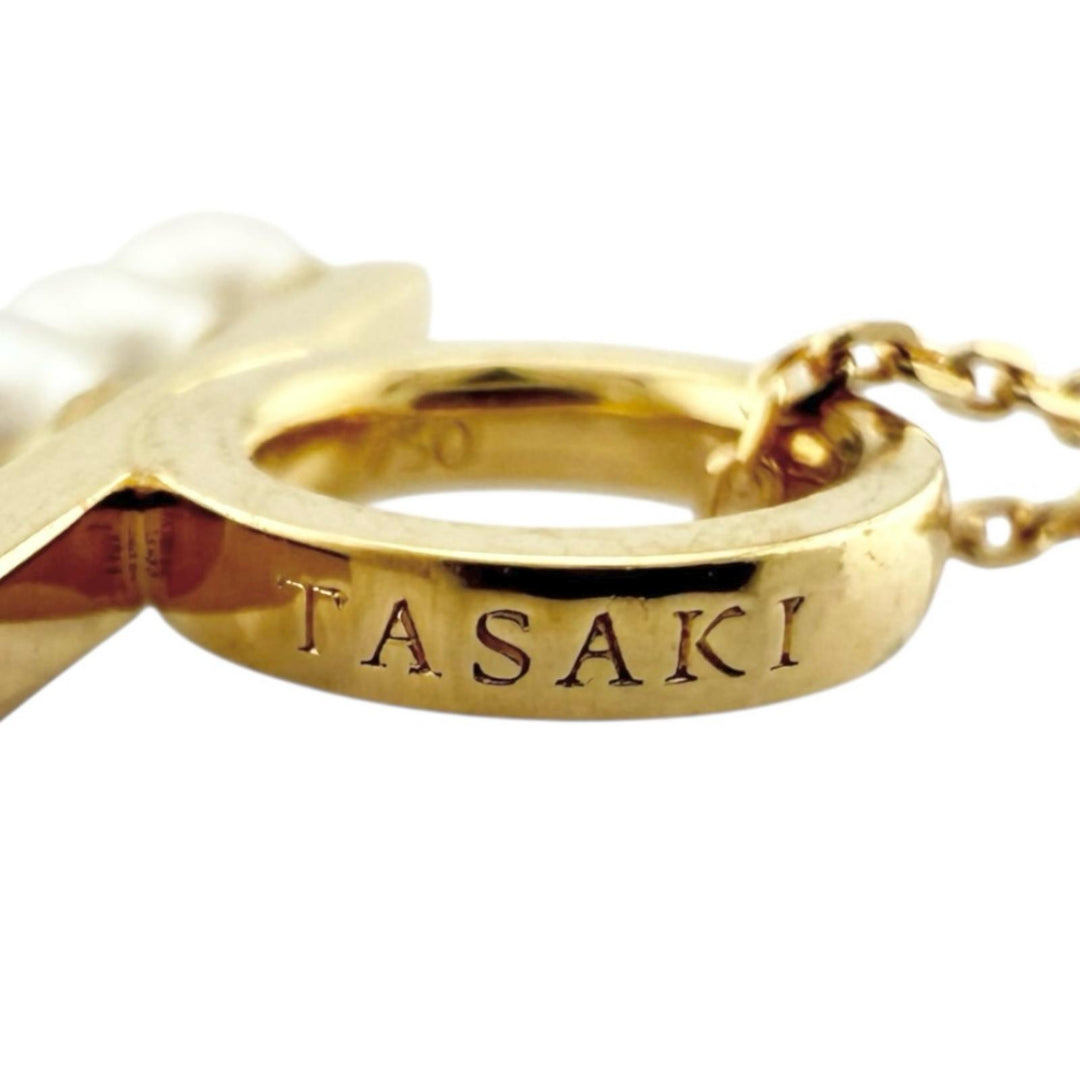 TASAKI タサキ バランスチャーム ネックレス 18金 K18イエローゴールド 