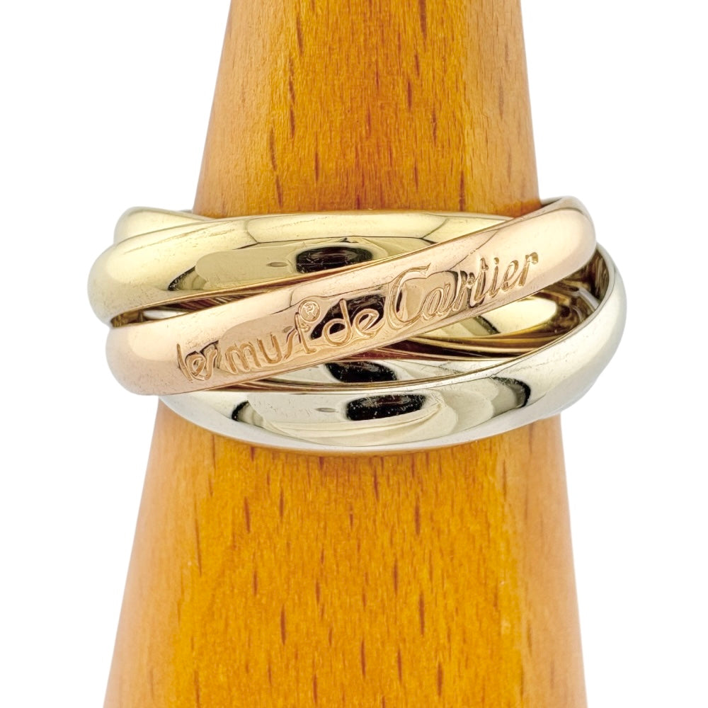 カルティエトリニティイエローゴールドリング Cartier（カルティエ） トリニティ リング 指輪 11.5号 18金 K18