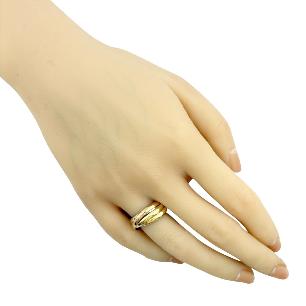 CARTIER カルティエ トリニティ 5連 リング 指輪 12号 18金 K18