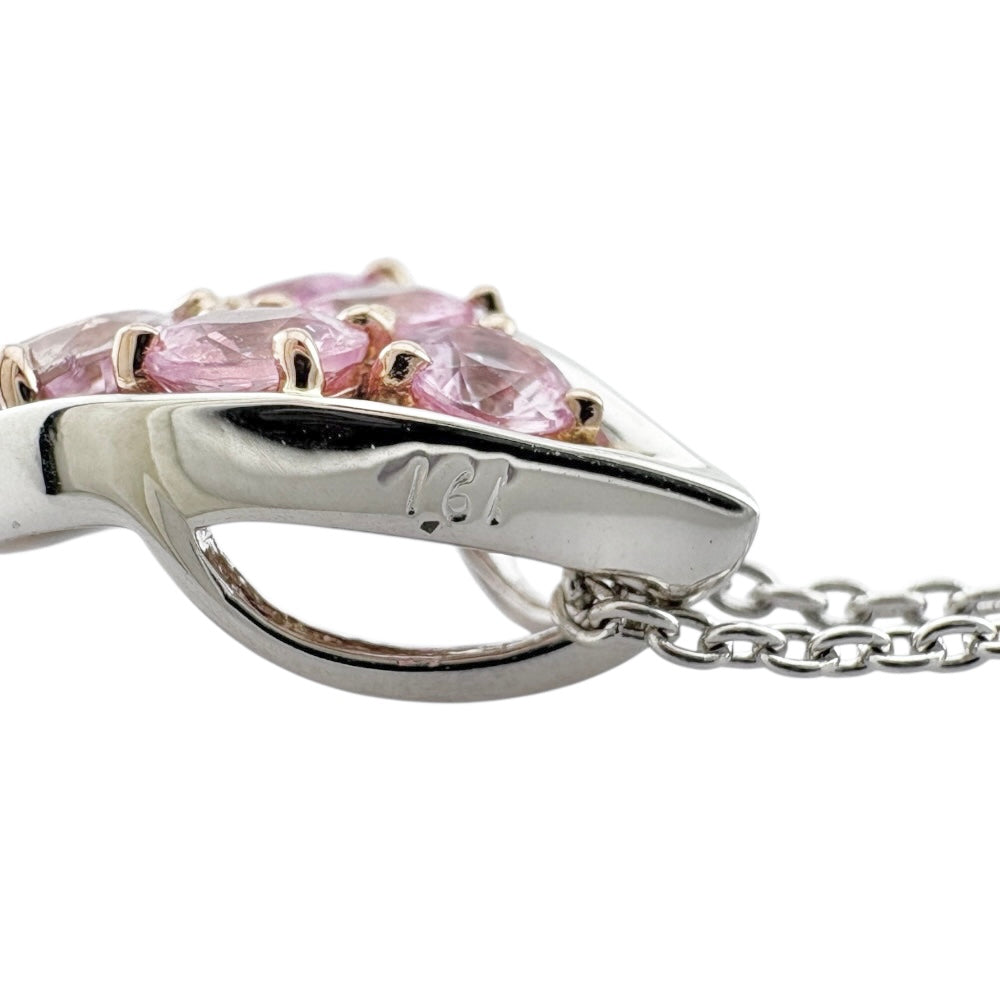 TASAKI タサキ ネックレス 18金 K18ホワイトゴールド ピンク
