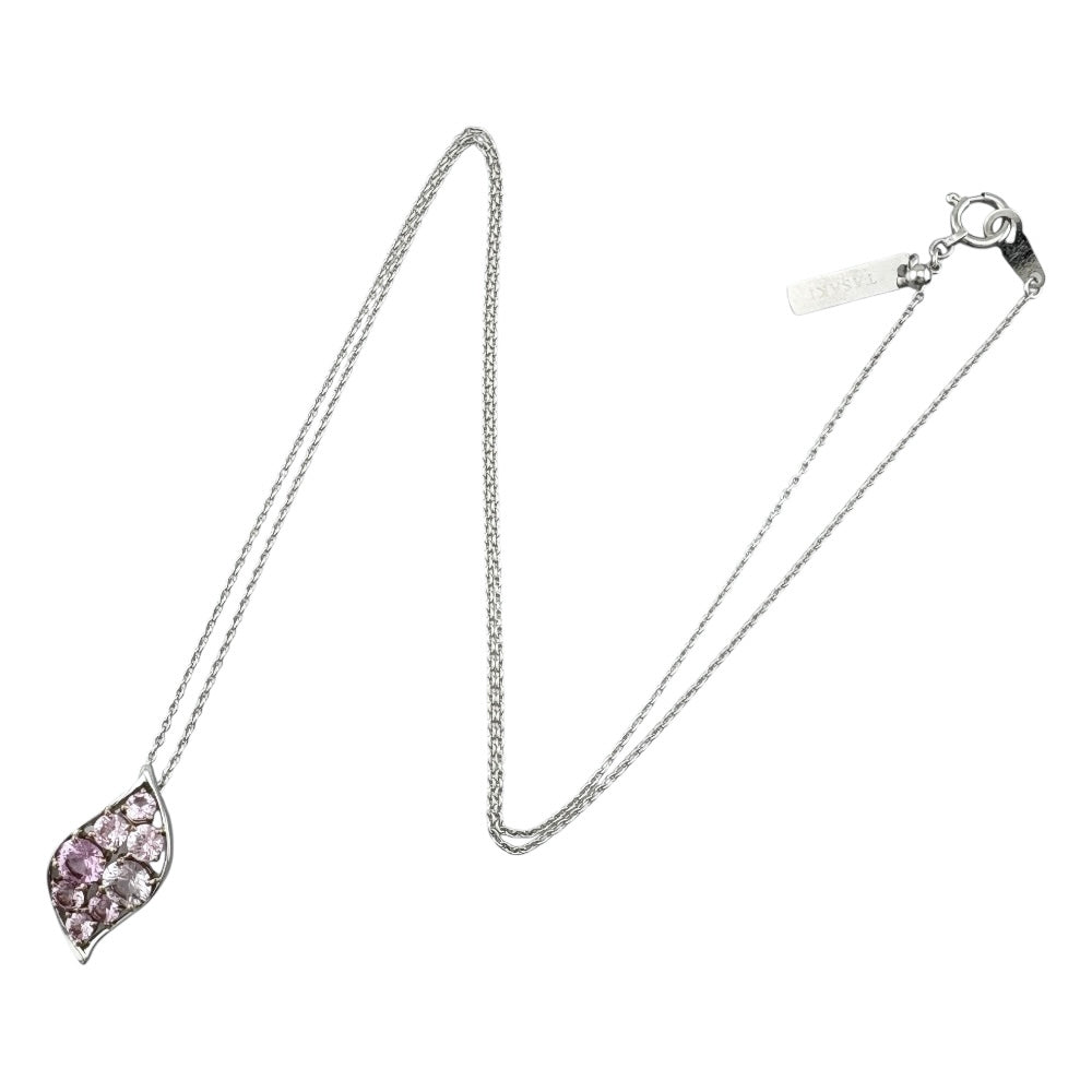 TASAKI タサキ ネックレス 18金 K18ホワイトゴールド ピンク
