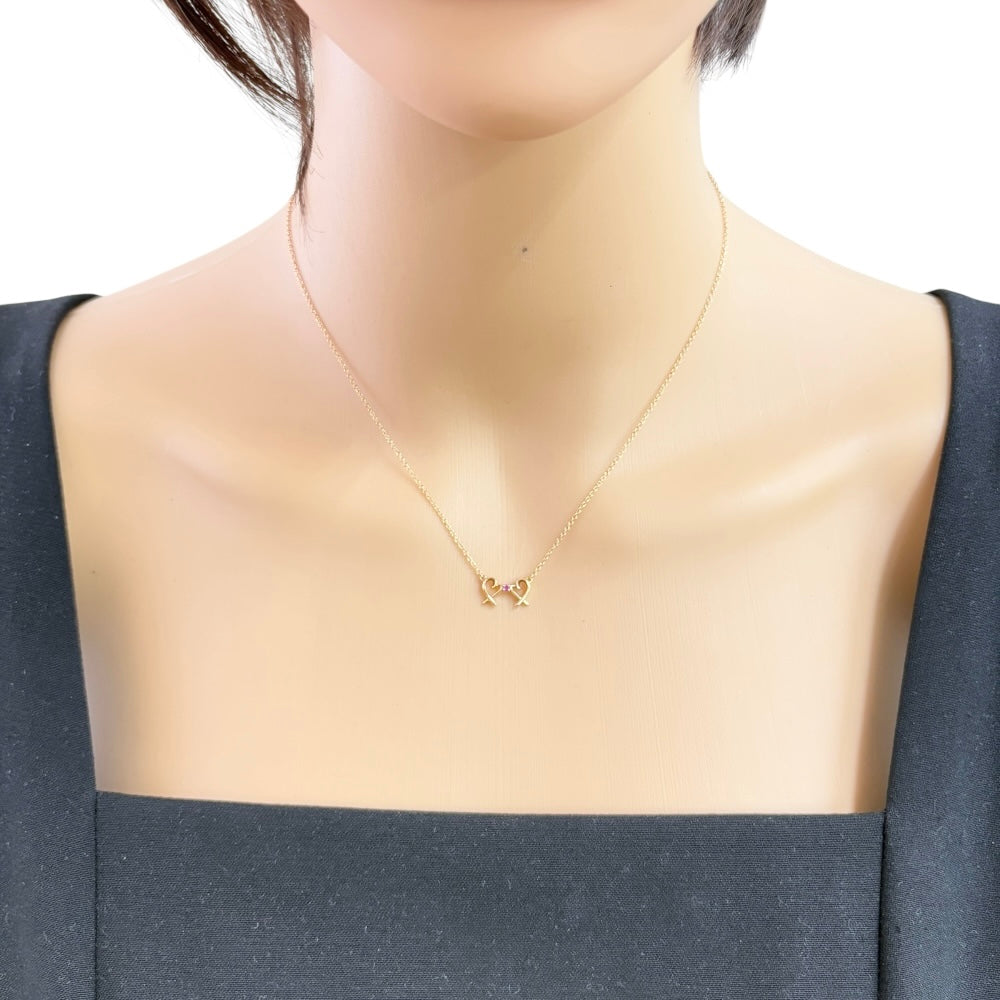 【らむるかっち】ティファニー　ネックレス　ダブルラヴィングハート TIFFANY＆CO ティファニー 貴金属・宝石 ダブル ラビング ハート