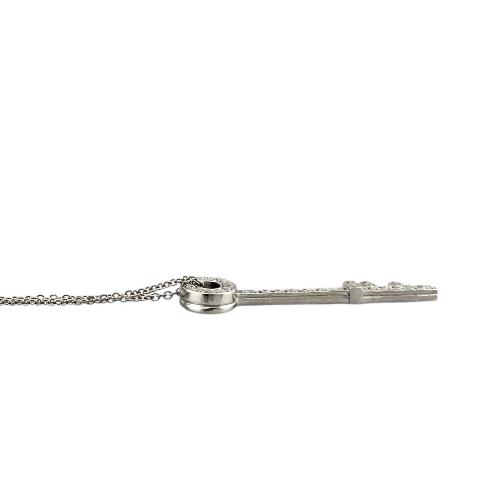 TIFFANY&Co. ティファニー オーバルキー ネックレス Pt950プラチナ