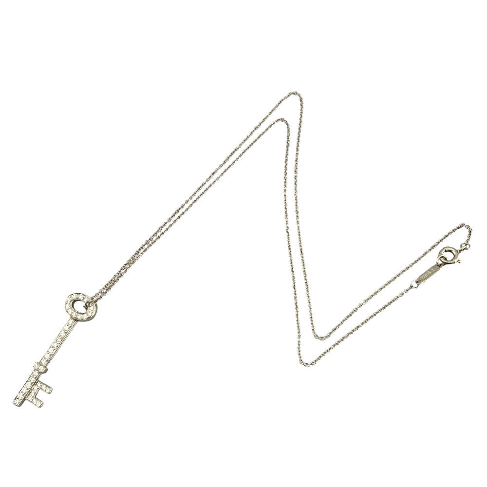 TIFFANY&Co. ティファニー オーバルキー ネックレス Pt950プラチナ