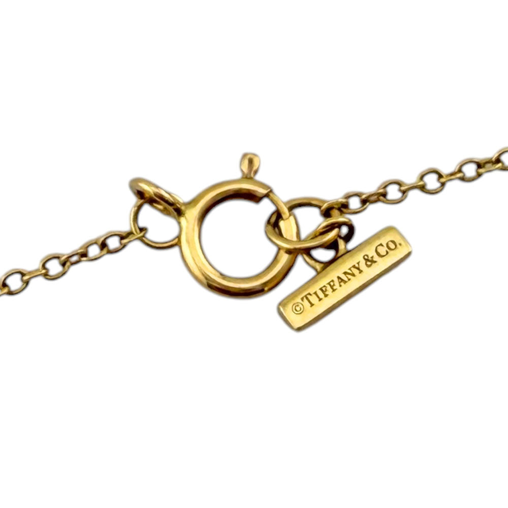 TIFFANY&Co. ティファニー T Twoサークル ネックレス 18金 K18イエロー