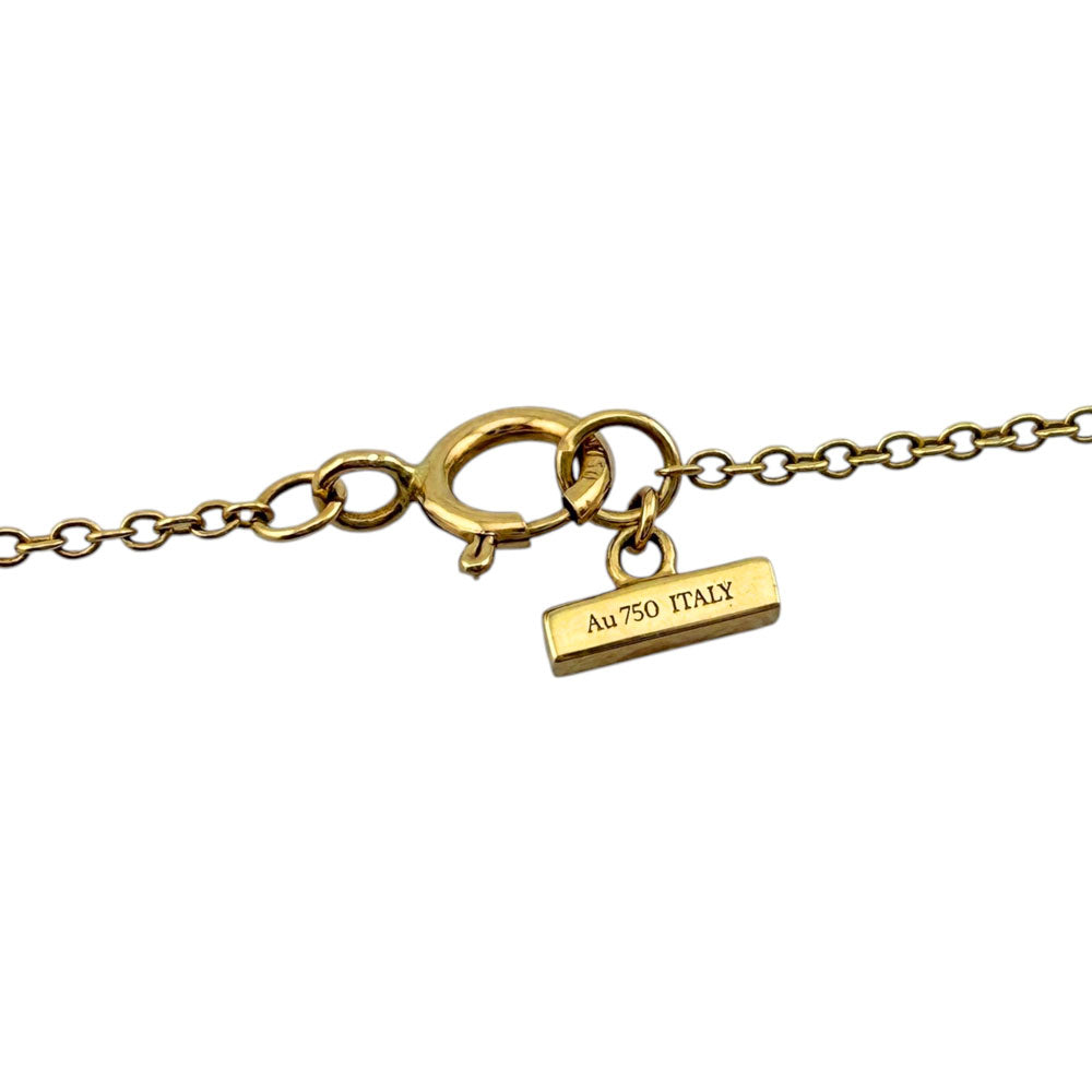 TIFFANY&Co. ティファニー T Twoサークル ネックレス 18金 K18イエロー