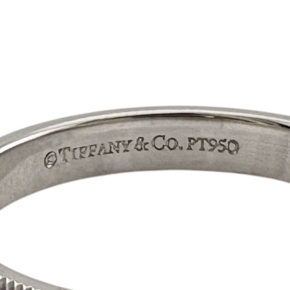 TIFFANY&Co. ティファニー ミルグレイン リング 指輪 15号 Pt950