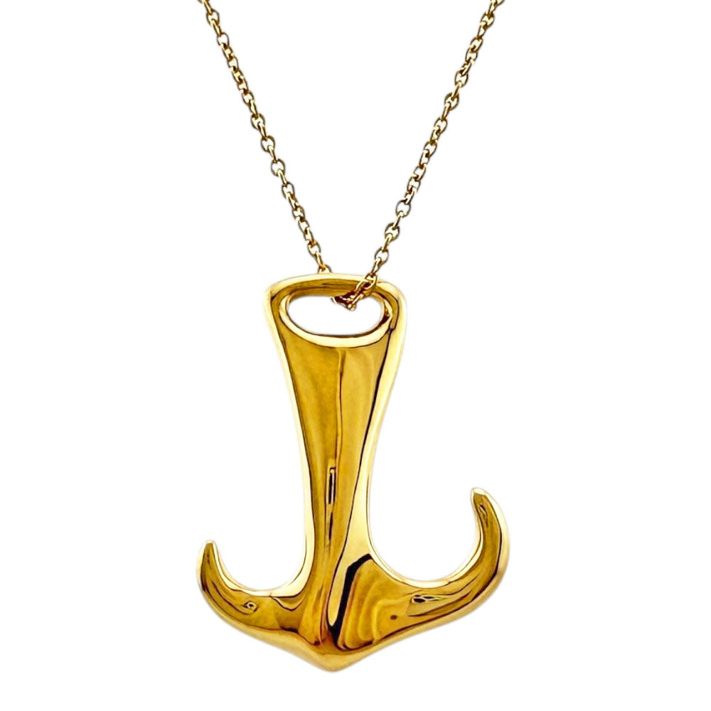 TIFFANY&Co. ティファニー アンカー ネックレス 18金 K18イエロー