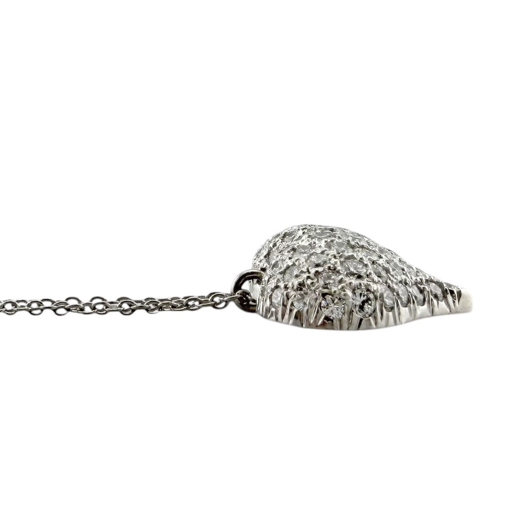 TIFFANY&Co. ティファニー ドッツ ピンチド ハート ネックレス Pt950