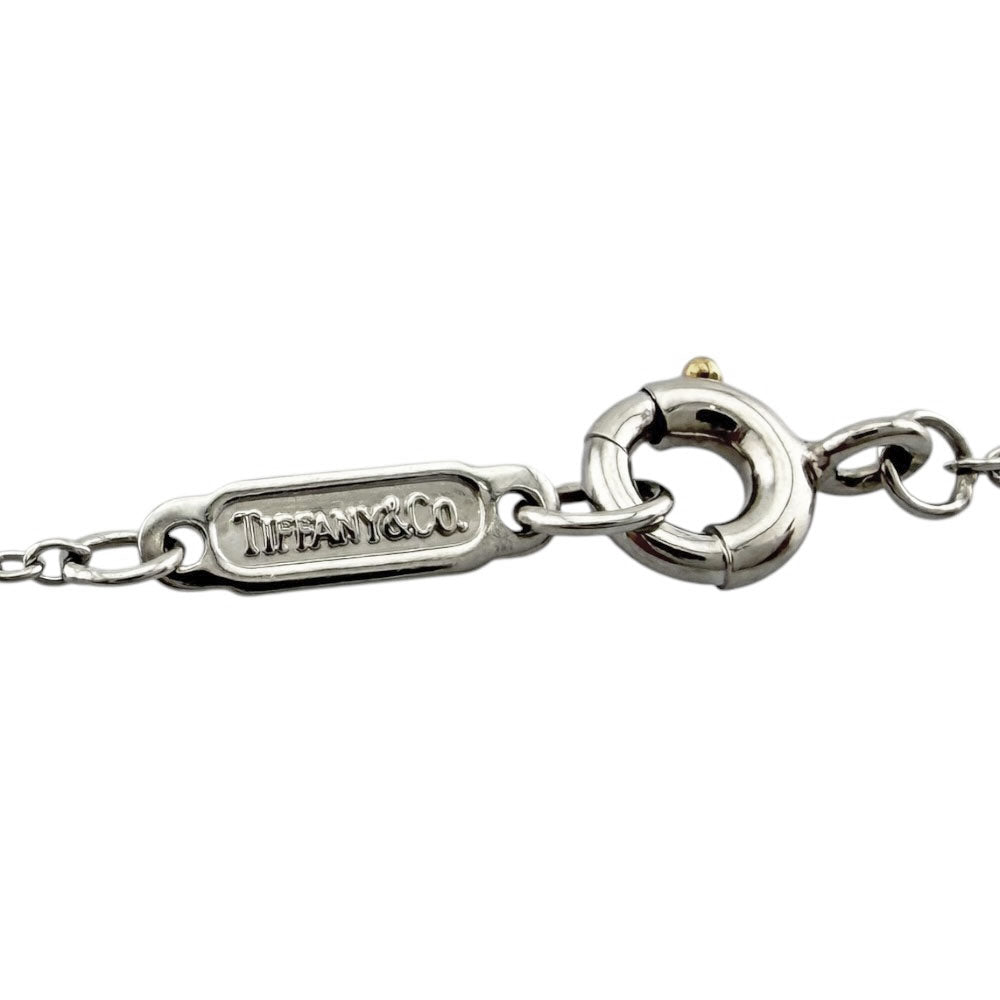 TIFFANY&Co. ティファニー ドッツ ピンチド ハート ネックレス Pt950