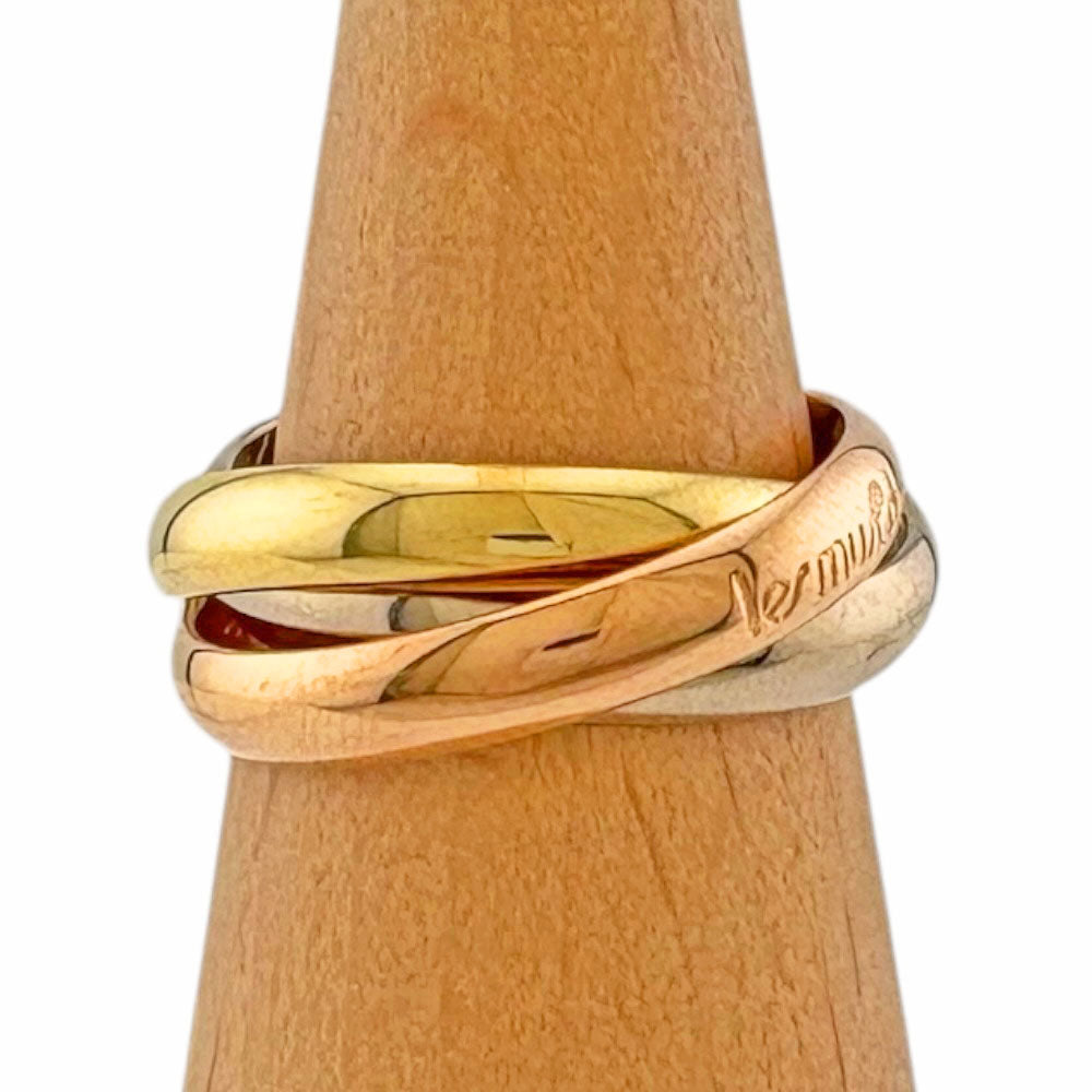 CARTIER カルティエ トリニティ リング 指輪 12号 18金 K18イエロー