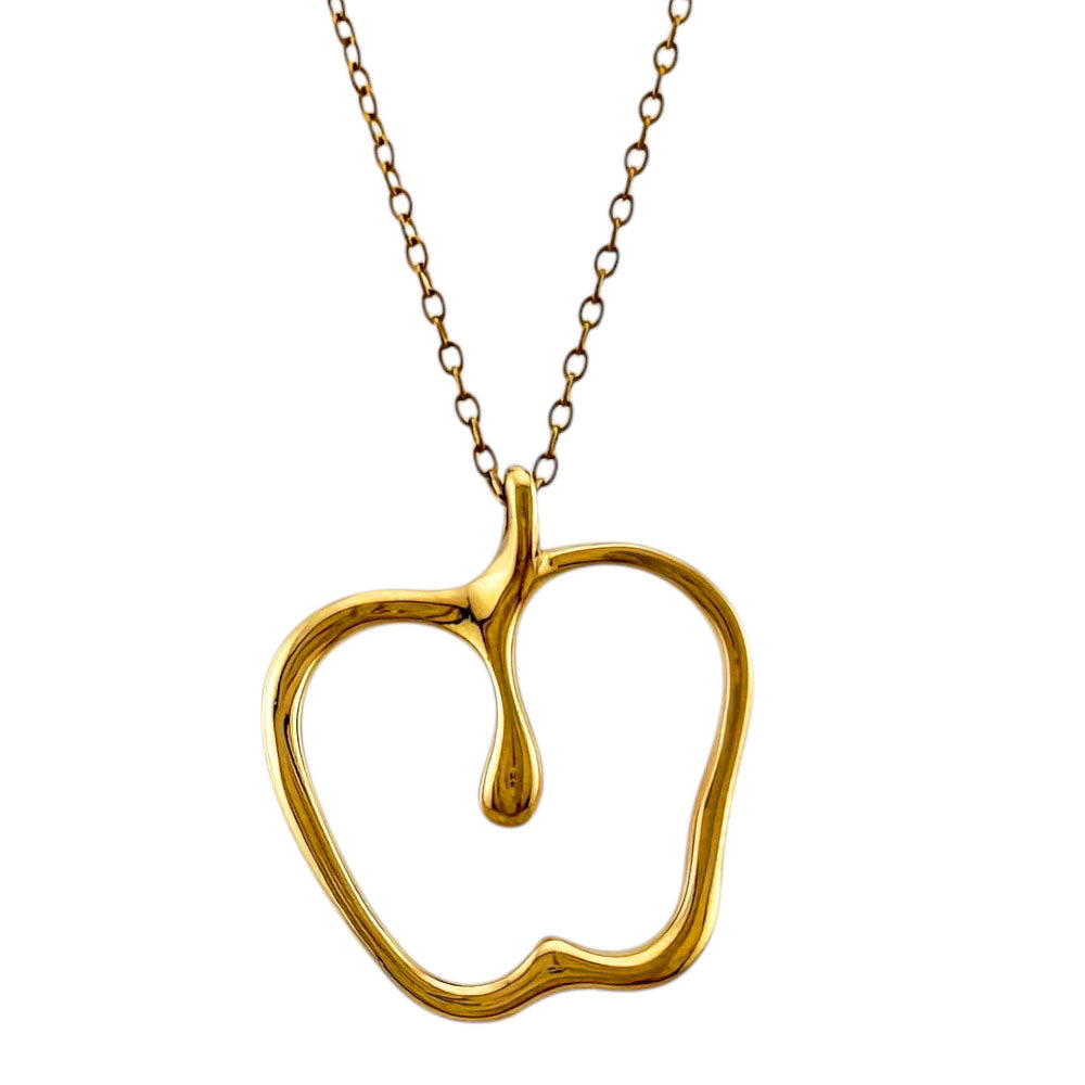TIFFANY&Co. ティファニー アップル ネックレス 18金 K18イエロー
