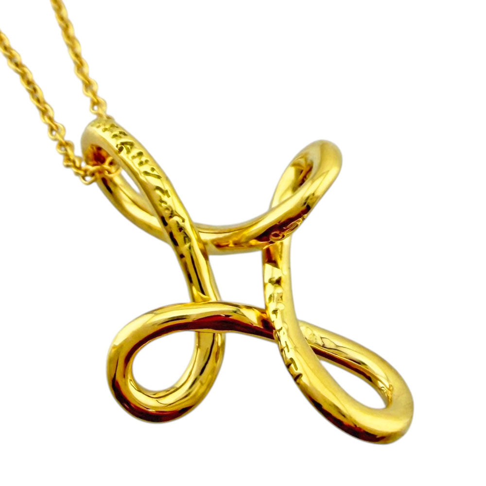 TIFFANY&Co. ティファニー インフィニティクロス ネックレス 18金 K18