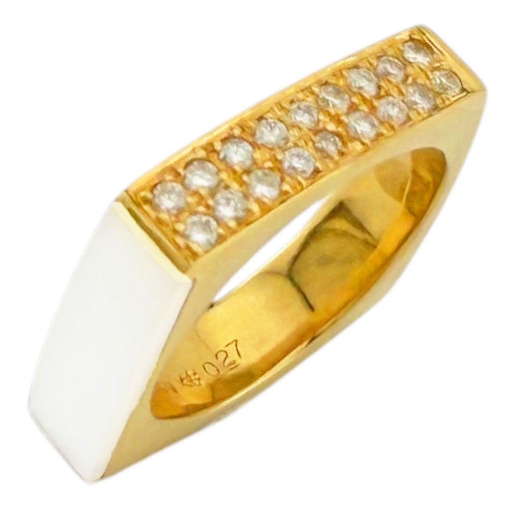 MIKIMOTO ミキモト ペルリータ リング 指輪 11号 18金 K18イエロー