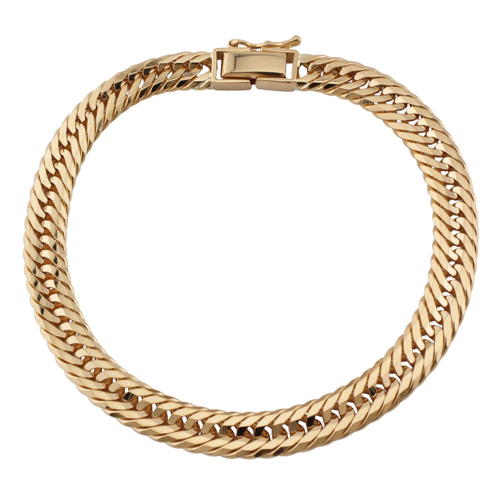 喜平 ブレスレット 12面トリプル 12DCT 18cm 約19g 留め具中折れ式