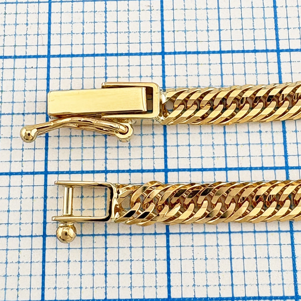 喜平 ブレスレット 12面トリプル 12DCT 18cm 約19g 留め具中折れ式