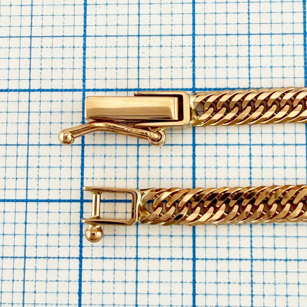 喜平 ブレスレット 12面トリプル 12DCT 18cm 約5g 留め具中折れ式