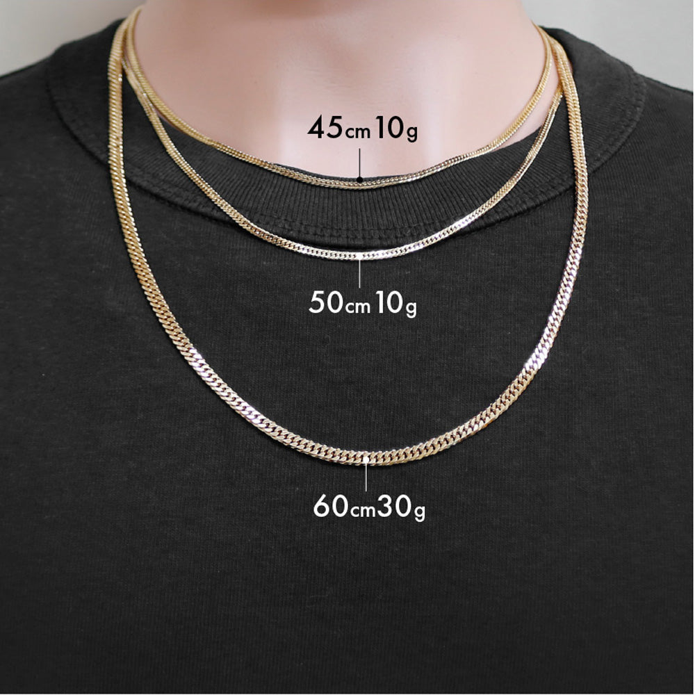 Kihei Necklace Necklace 18K K18 Pink Gold Unisex Hallmark (Mint