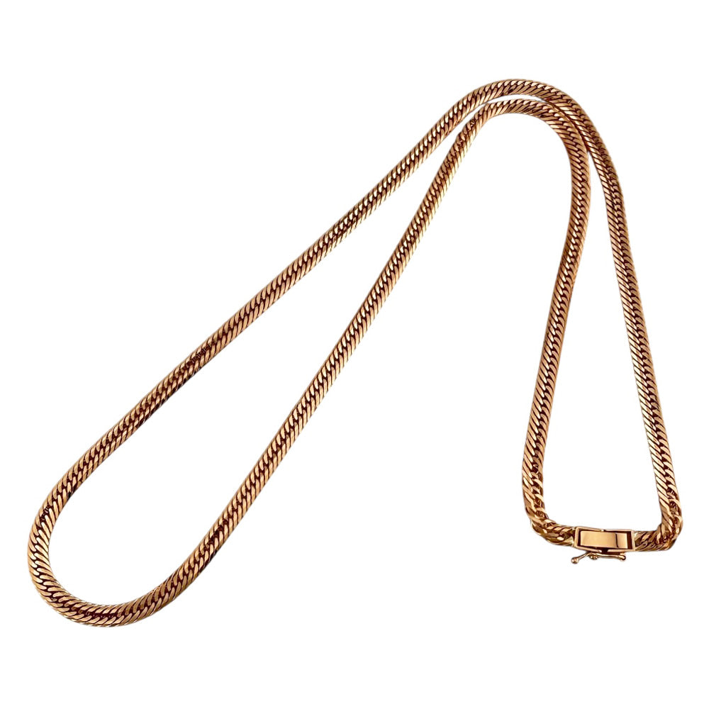 喜平12面ネックレス　18Kコーティング 喜平 ネックレス 12面トリプル 12DCT 50cm 約20g 留め具中折れ式