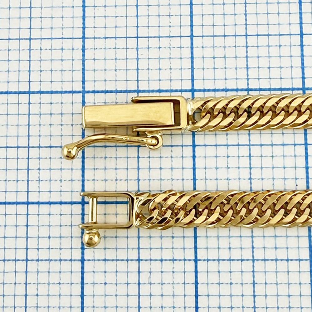 喜平 ブレスレット 12面トリプル 12DCT 18cm 約5g 留め具中折れ式