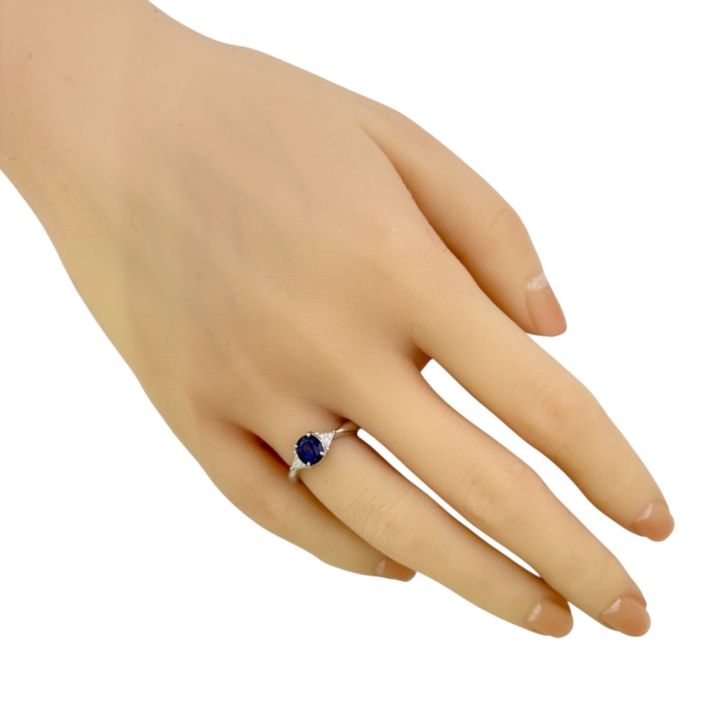 リング 指輪 8号 Pt900プラチナ サファイア レディース 中古 – 【公式  