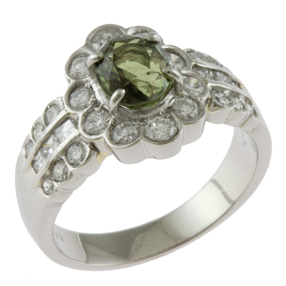 リング 指輪 11.5号 Pt900プラチナ アレキサンドライト 1.17ct