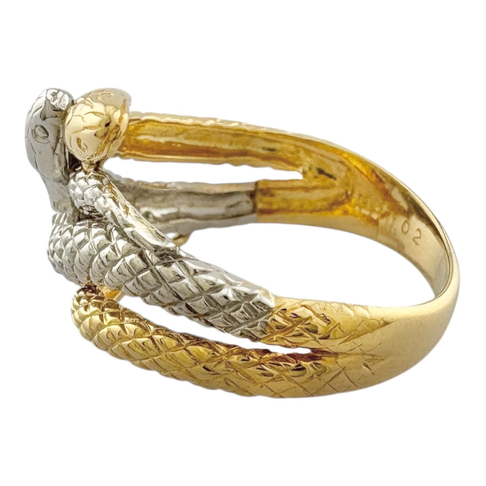 リング 指輪 13号 18金 K18イエローゴールド ダイヤモンド