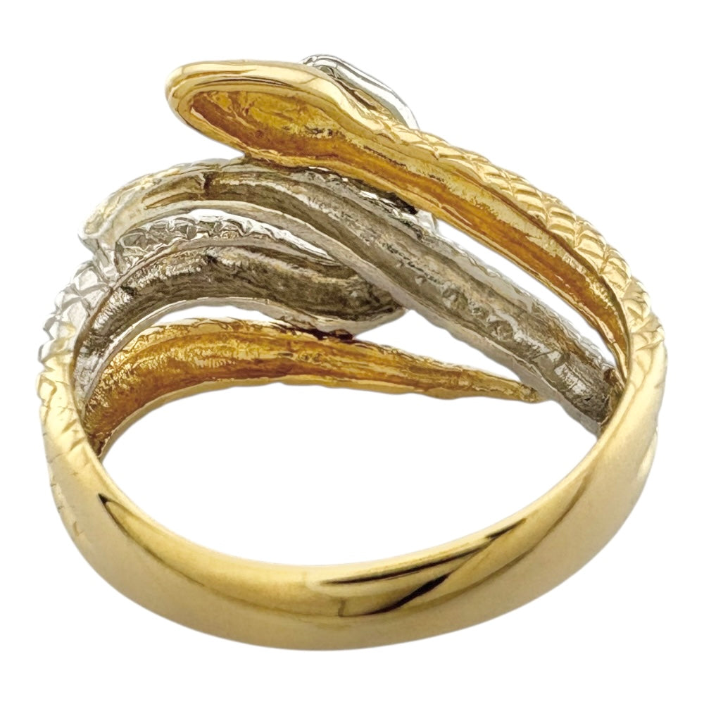 リング 指輪 13号 18金 K18イエローゴールド ダイヤモンド