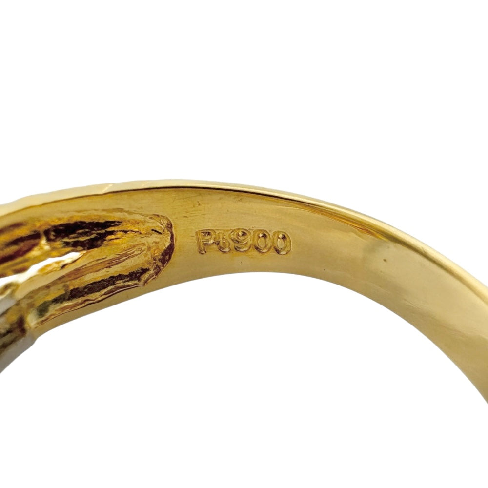 リング 指輪 13号 18金 K18イエローゴールド ダイヤモンド