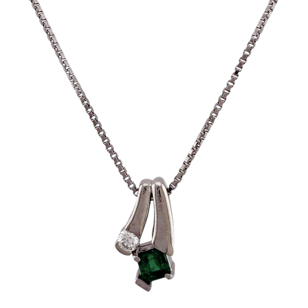 ネックレス Pt850プラチナ エメラルド レディース 中古 – 【公式