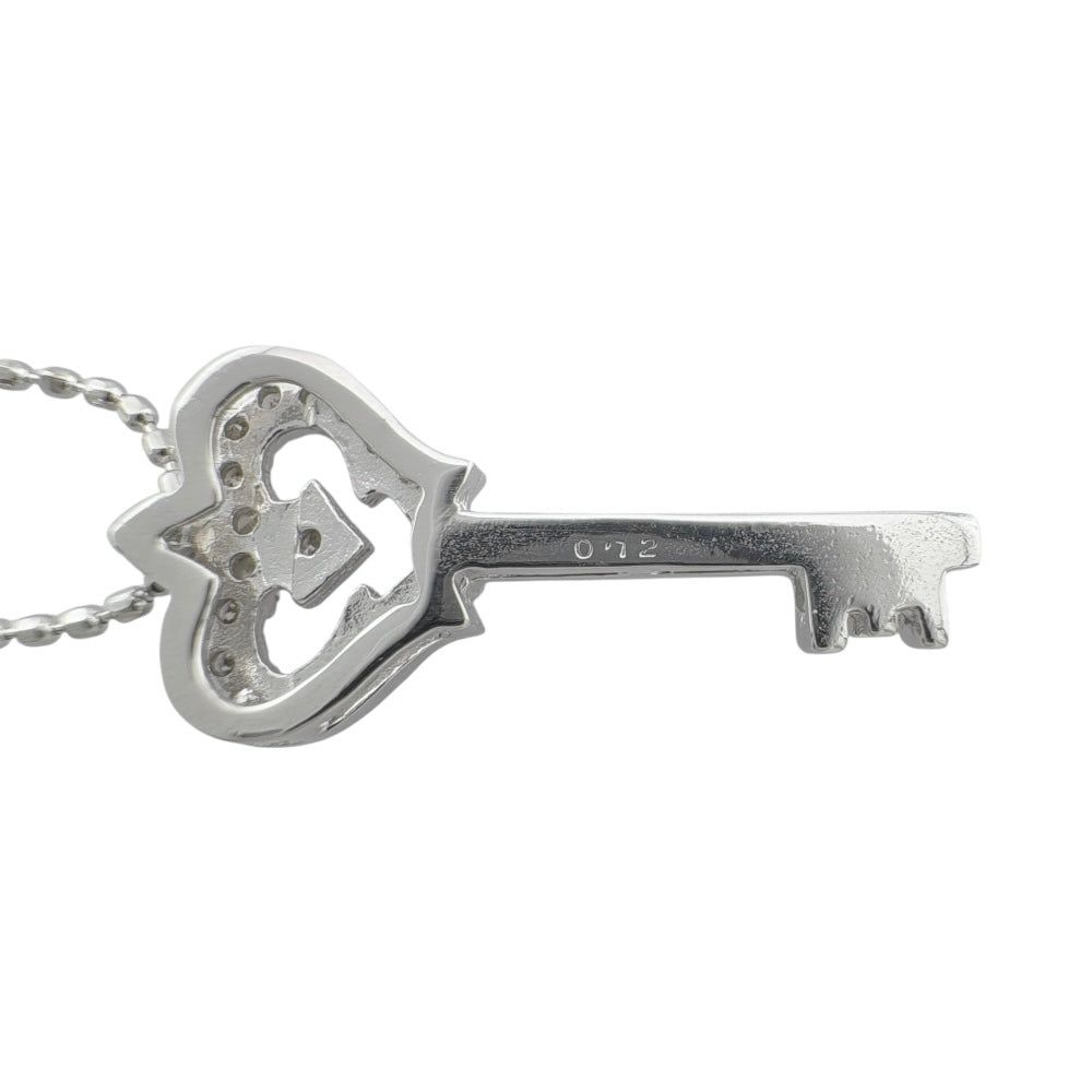 ネックレス 18金 K18ホワイトゴールド ダイヤモンド レディース