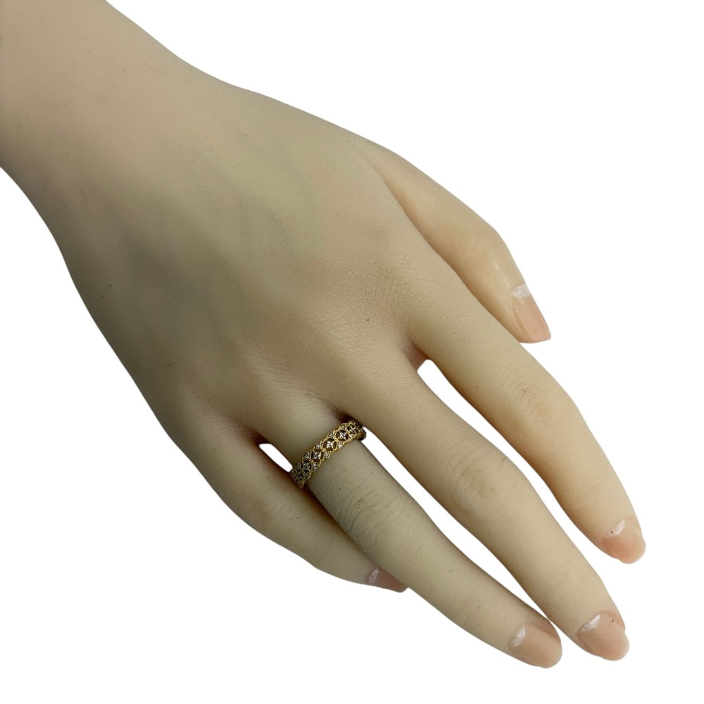 リング 指輪 10号 18金 K18イエローゴールド ダイヤモンド