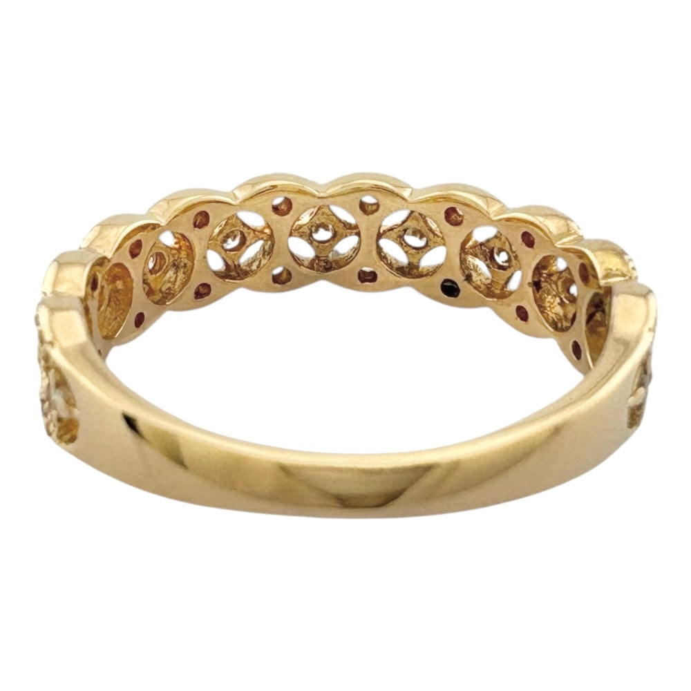 YG 18金ダイヤモンド リング指輪10号 リング 指輪 10号 18金 K18イエローゴールド ダイヤモンド