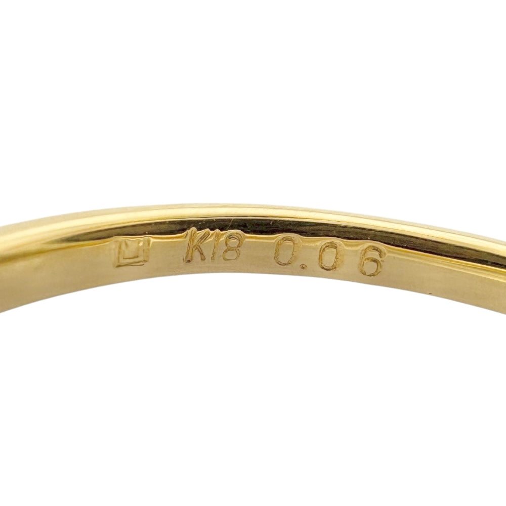 リング 指輪 12.5号 18金 K18イエローゴールド ラブラドライト