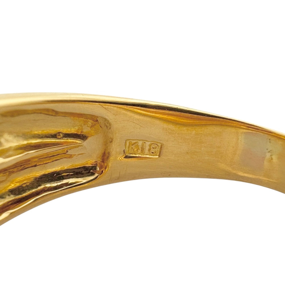 K18リング 12号 リング 指輪 12号 18金 K18イエローゴールド タンザナイト