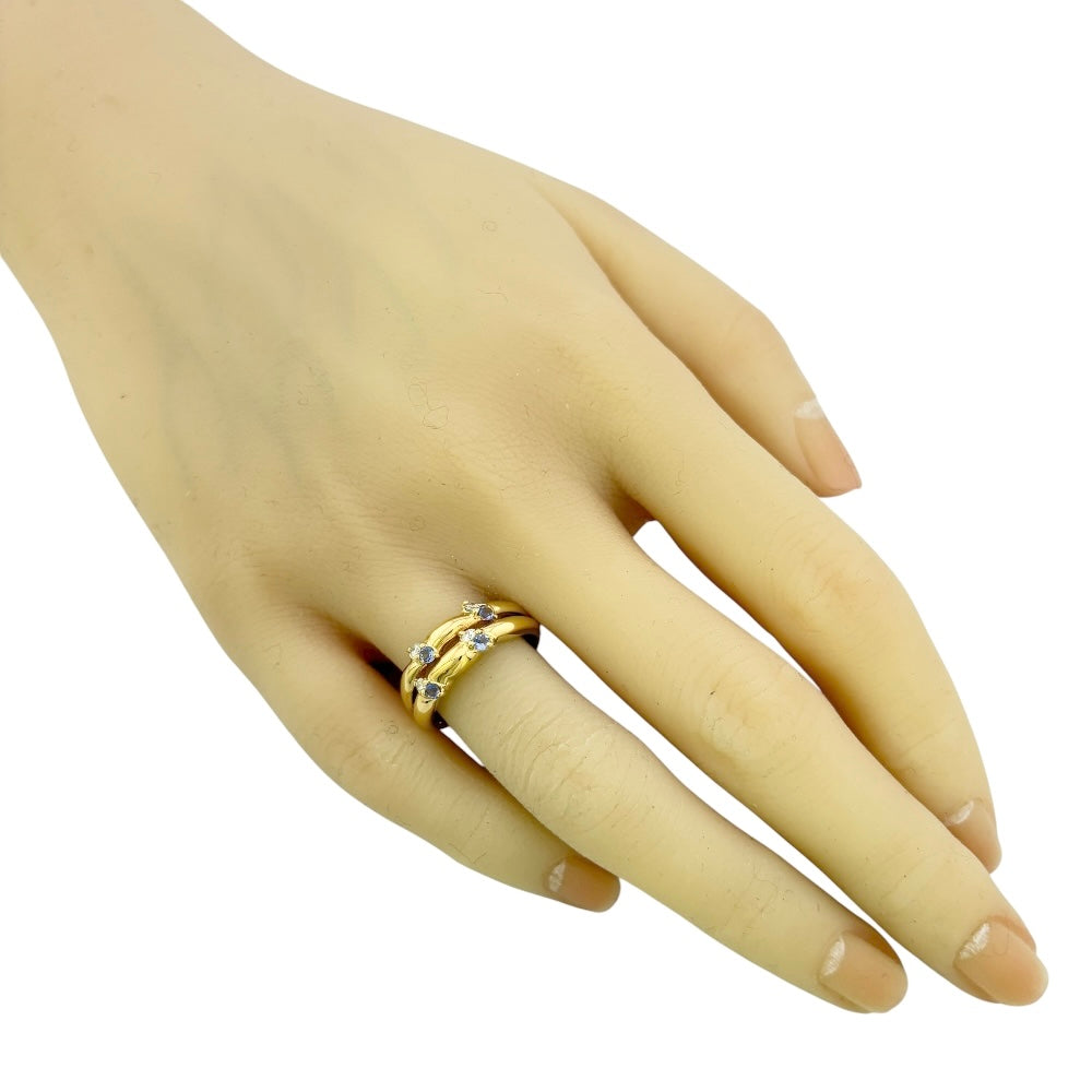 k18 12号リング♪ リング 指輪 12号 18金 K18イエローゴールド タンザナイト