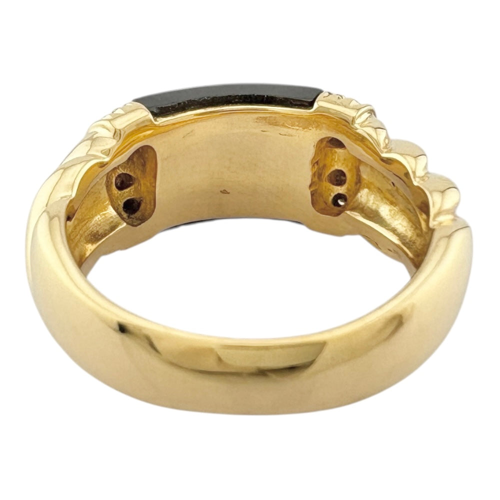 ☆アンティークK18ゴールド バッファローのリング5.6g 8号サイズ☆ ☆アンティークK18ゴールド バッファローのリング 8号サイズ