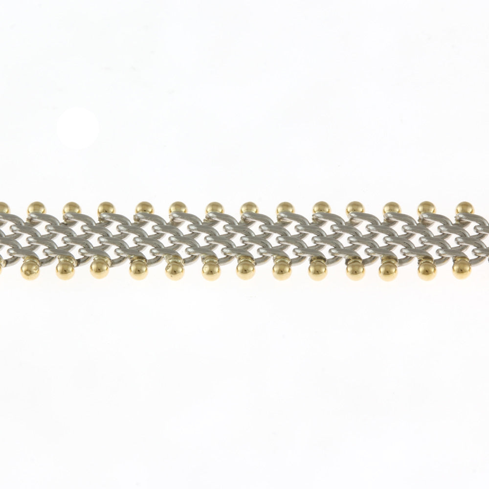 Used] K18 Pt850 Bracelet 18K K18 Gold Pt850 Platinum Gold/Silver 