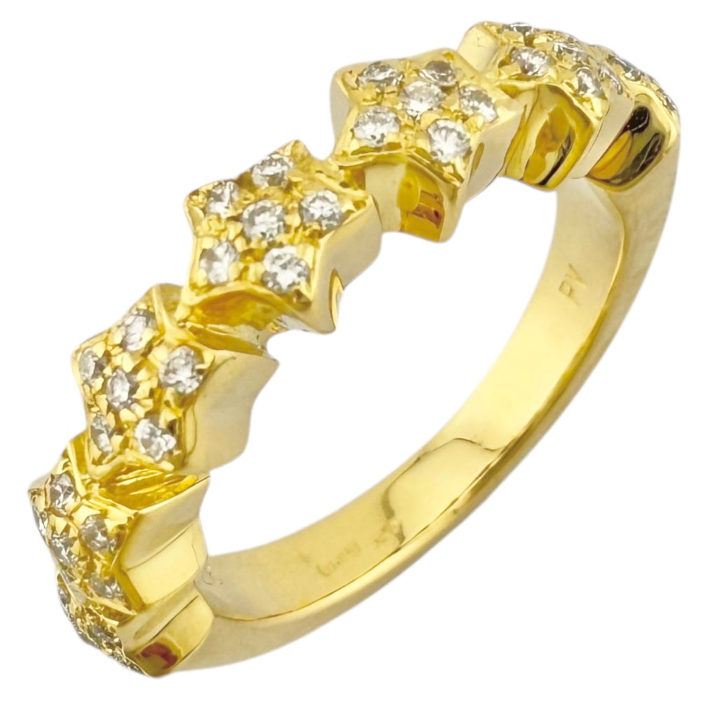 とっと様　イエローダイヤモンド　リング ファンシービビッドオレンジイエローダイヤモンドリング D 0.176ct