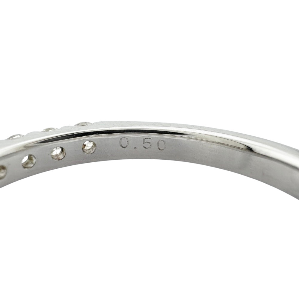 リング 指輪 10号 18金 K18ホワイトゴールド ダイヤモンド