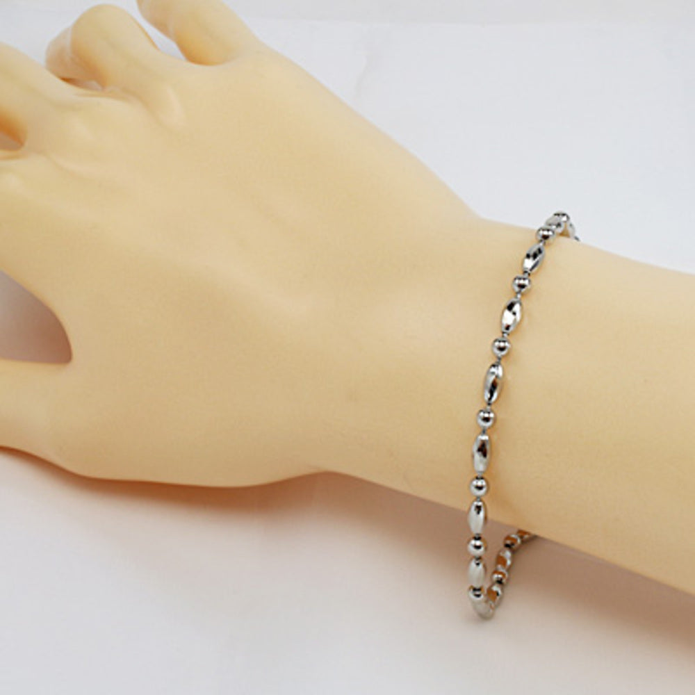 Pt850 パイプロープ ブレスレット プラチナ 中古 【楽天市場