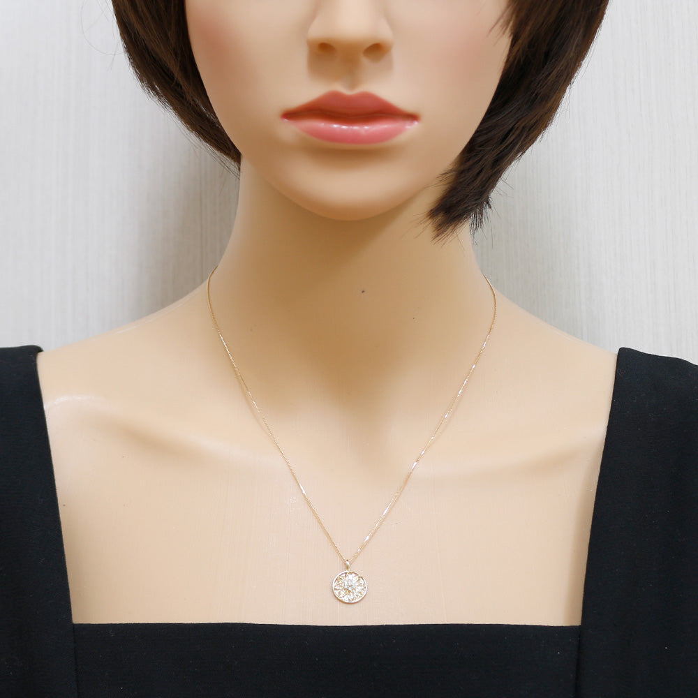 ネックレス 18金 K18イエローゴールド ダイヤモンド 0.10ct ネックレス 18金 K18イエローゴールド ダイヤモンド 0.10ct