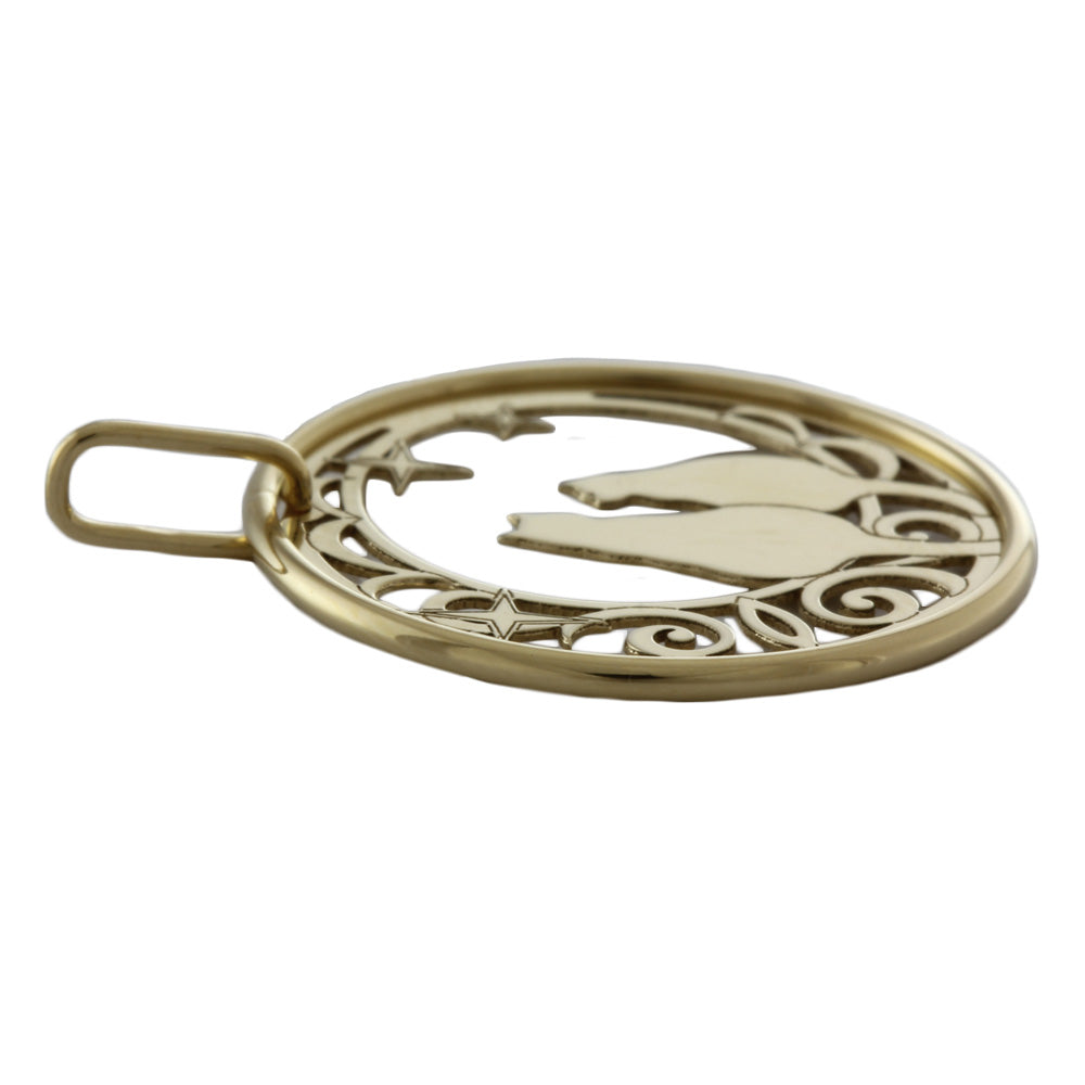 ペアねこ キャット ルナ・ジュエリー 猫ペンダント ペンダント