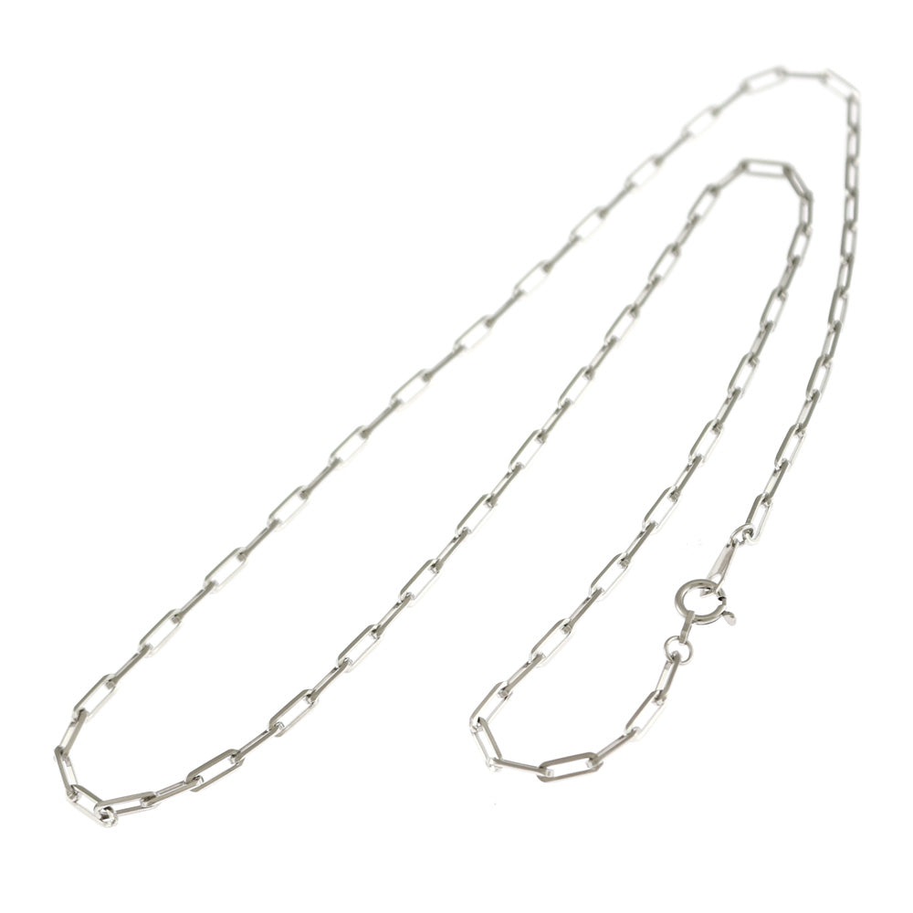 クリップチェーン ネックレス Pt950プラチナ ユニセックス 新品