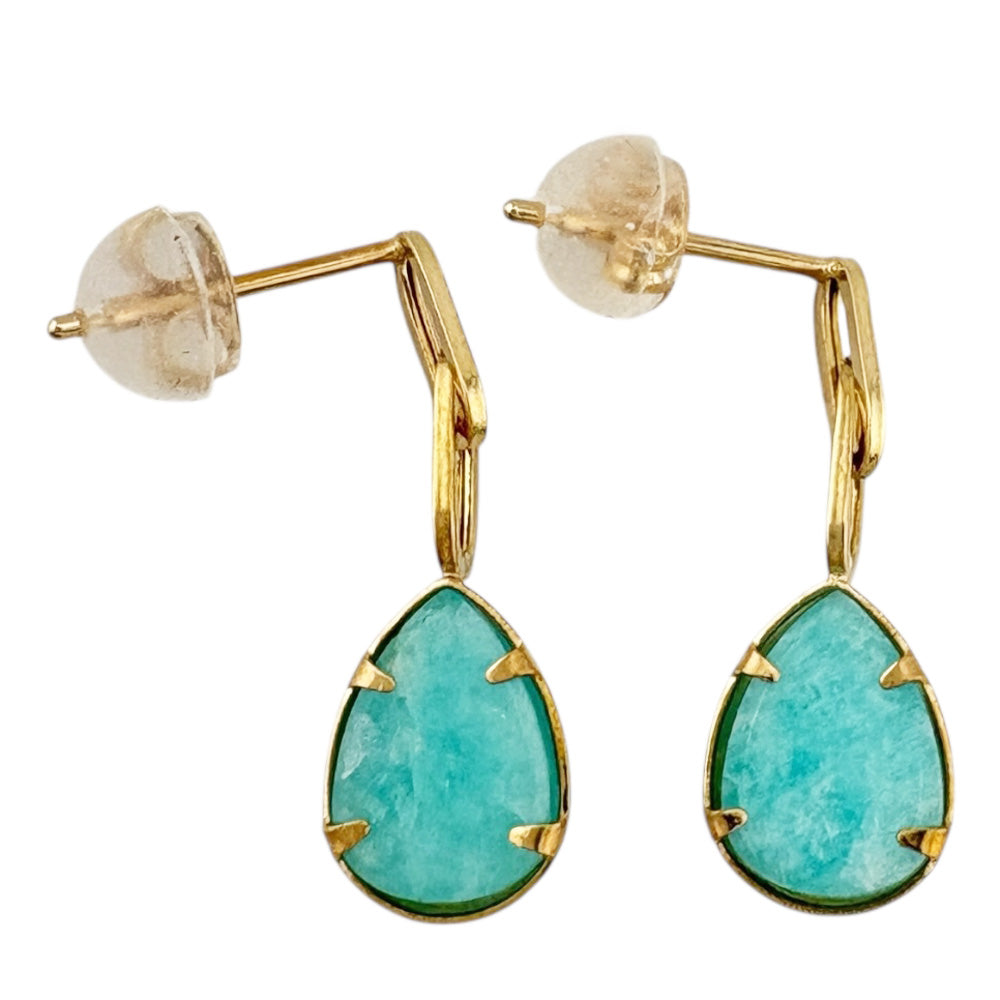 専用 キラキラアマゾナイトピアス R902 専用 キラキラアマゾナイト